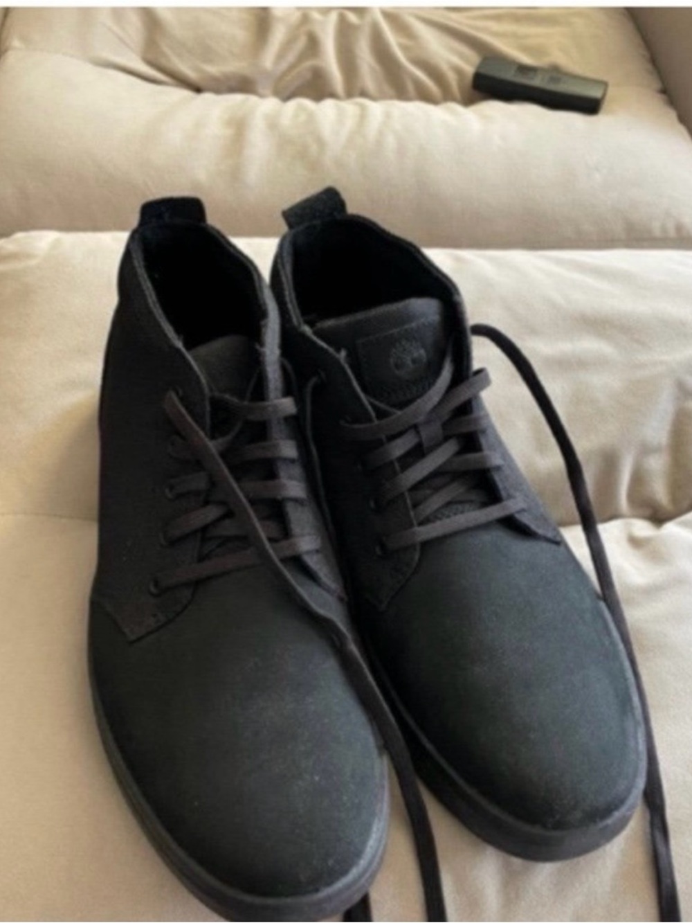 Timberland Men's Black Chukka Boots - Lace-Up Casual